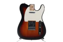 FENDER PLAYER TELECASTER BODY 3 TONE SUNBURST FINISH MISSING KNOBS