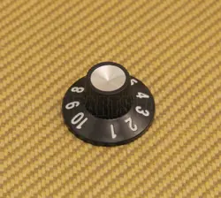 005-5856-000 GENUINE FENDER D-SHAFT VINTAGE STYLE SKIRTED AMPLIFIER AMP KNOB