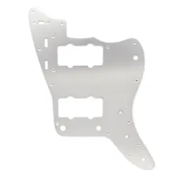 ALUMINUM JAZZMASTER GUITAR PICKGUARD FOR FENDER SQUIER JAZZMASTER GUITAR SILVER