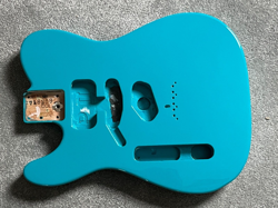 LEFTY FENDER AMERICAN PROFESSIONAL II TELECASTER GUITAR BODY MIAMI BLUE