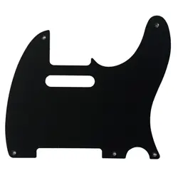 MATTE BLACK PICKGUARD GUITAR PARTS FOR FENDER ESQUIRE TELECASTER 5-HOLE GUITAR