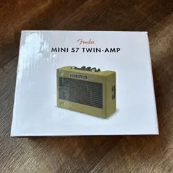 FENDER 57' TWIN MINI PORTABLE TWEED ELECTRIC GUITAR AMPLIFIER OPEN BOX