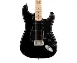 OPEN BOX SQUIER SONIC STRATOCASTER HSS - BLACK W/ MAPLE FB