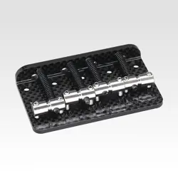 GOTOH CBB-4 CARBON-O-LITE TITANIUM 4-STRING BASS BRIDGE FOR FENDER® - BLACK