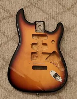 1996 FENDER TEX MEX JIMMIE VAUGHAN STRATOCASTER STRAT BODY