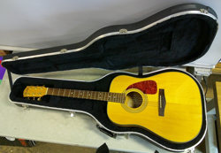 FENDER DG22S NAT ACOUSTIC GUITAR WITH HARD CASE