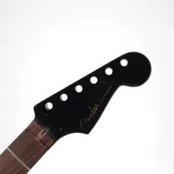 FENDER AMERICAN ULTRA LUXE STRATOCASTER NECK ROSEWOOD MYSTIC BLACK HEADSTOCK