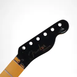 FENDER AMERICAN ULTRA TELECASTER NECK MAPLE SS FRETS MYSTIC BLACK HEADSTOCK