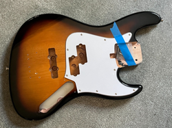 SADOWSKY V 5-STRING BASS BODY SUNBURST METROEXPRESS 3 LB 15 OZ FITS FENDER