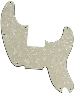 GUITAR PARTS PICKGUARD FOR FENDER TELECASTER PRECISION BASS GUITAR IVORY WHITE