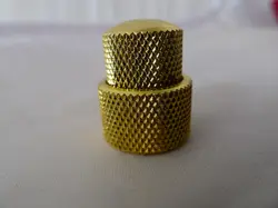 1 PCS CONCENTRIC STACKED KNOB FOR FENDER STRAT TELE BASS GUITAR GOLD CSG