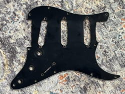 1979 1980 1981 FENDER STRATOCASTER GUITAR PICKGUARD BLACK