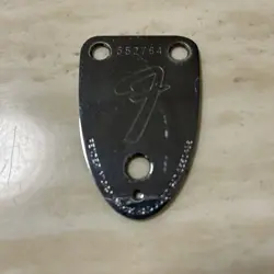 1073 OR 1974 VINTAGE ORIGINAL FENDER STRATOCASTER NECK PLATE