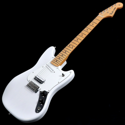FENDER MADE IN JAPAN LIMITED CYCLONE WHITE BLONDE ELECTRIC GUITAR W/GIG BAG