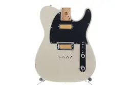 FENDER GOLD FOIL TELECASTER WHITE BLONDE FINISH MISSING BRIDGE