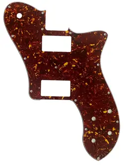 RED TORTOISE PICKGUARD GUITAR PART FOR FENDER PROFESSIONAL TELE DELUXE HUMBUCKER