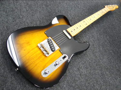 FENDER MADE IN JAPAN HYBRID TELECASTER SUNBURST 2017 USED GUITAR F/S FROM JAPAN