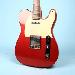 2007 FENDER MUDDY WATERS SIGNATURE ARTIST TELECASTER RED MIM ELECTRIC GUITAR