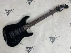 1989 FENDER JAPAN HM STRAT ELECTRIC GUITAR BLACK