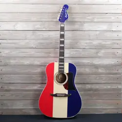 FENDER BUCK OWENS KINGMAN ACOUSTIC ELECTRIC GUITAR AS IS BODY DAMAGE