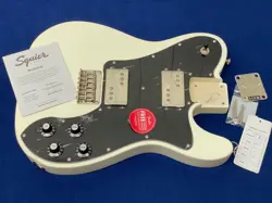 CLASSIC VIBE FULL THICKNESS FENDER SQUIER TELE 70'S DELUXE LOADED BODY WHITE