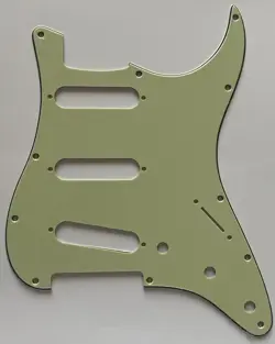 FOR FIT FENDER US 11 HOLE STRAT ST STRATOCASTER STYLE GUITAR PICKGUARD GREEN