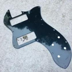 GUITAR PICKGUARD FOR FENDER THINLINE TELECASTER P90 BLACK