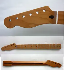 LEFTY ROASTED TELECASTER/1-PIECE NECK - VINTAGE STYLE/FITS WARMOTH & FENDER TELE