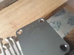 1971 FENDER TELECASTER PRECISION JAZZ GUITAR BASS NECK PLATE