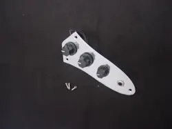 GENUINE FENDER CONTROL PLATE WITH POTS & KNOBS JACK JAZZ J BASS SQUIER AFFINITY