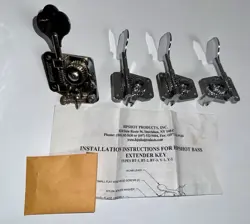 STANDARD TUNING PEGS.