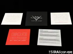 USA FENDER CUSTOM SHOP CUSTOM CARE BOOKLET MANUALS TAGS STRAT PRO 2025 RELIC.
