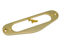 GOLD METAL NECK PICKUP RING FOR FENDER STRATOCASTER STRAT SINGLE COIL PICKUPS