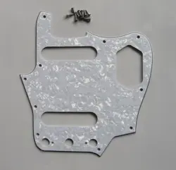 WHITE PEARL AMERICAN VINTAGE JAGUAR GUITAR PICKGUARD SCRATCH PLATE FITS FENDER