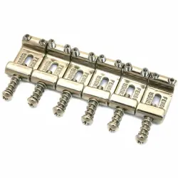 FENDER AMERICAN STANDARD STRATOCASTER BRIDGE SADDLES, SET OF 6, NICKEL