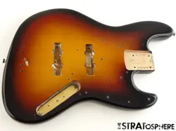 FENDER AV II AMERICAN VINTAGE 1966 JAZZ J BASS BODY, 66 3TS