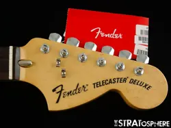 FENDER CHRIS SHIFLETT DELUXE TELECASTER NECK + TUNERS TELE ROSEWOOD 12