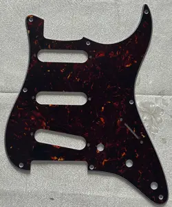 CUSTOM FOR FENDER 57 STRATOCASTER 8-HOLE STYLE GUITAR PICKGUARD BROWN TORTOISE