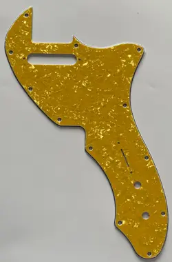 FOR FIT FENDER TELECASTER THINLINE/TELE 69 STYLE GUITAR PICKGUARD GOLD PEARL