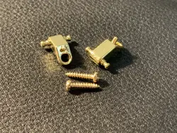 USA SELLER~2X GOLD  STRING TREE RETAINER FOR FENDER AMERICAN TELE STRATOCASTER !