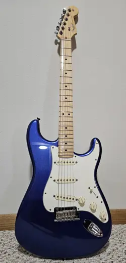 2013 FENDER AMERICAN STANDARD STRATOCASTER MAPLE CANDY BLUE CUSTOM SHOP FAT 50'S