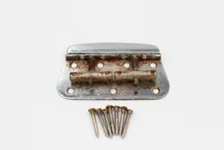 1978 VINTAGE FENDER MUSICMASTER BASS BRIDGE CHROME USA 1970S