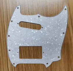 FOR US FENDER MUSTANG GUITAR PICKGUARD WHIT SH PAF HUMBUCKER, WHITE PEARL