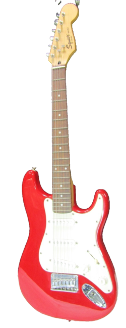 SQUIER MINI RED/WHITE