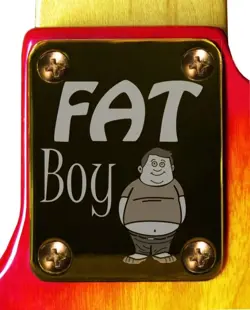 NECK PLATE GOLD 4 FENDER STRAT TELE P BASS J BASS ELECTRIC GUITAR FAT BOY