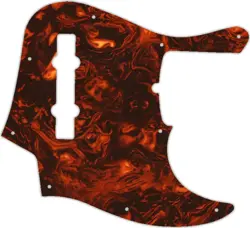 WD CUSTOM PICKGUARD FOR FENDER AMERICAN DELUXE 21 FRET 5 STRING JAZZ BASS #05...