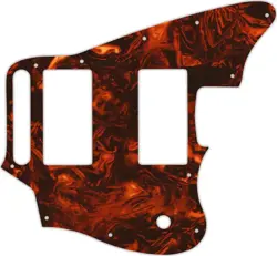 WD CUSTOM PICKGUARD FOR FENDER BLACKTOP JAGUAR #05F FAUX TORTIOSE