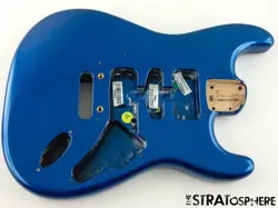 FENDER AMERICAN ULTRA STRATOCASTER STRAT BODY USA GUITAR PART COBRA BLUE
