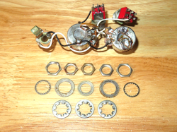 FENDER 1983 USA NICKEL LEAD ELECTRONIC CONTROL POTS HARNESS