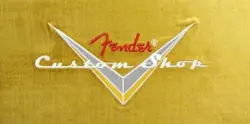 FENDER CUSTOM SHOP CENTER POCKET STRATOCASTER CASE - BLOND W/ GOLD SATIN INT NEW